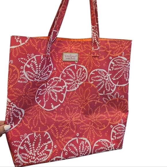 Lilly Pulitzer For Estee Lauder Pink Tote Bag - Picture 4 of 6